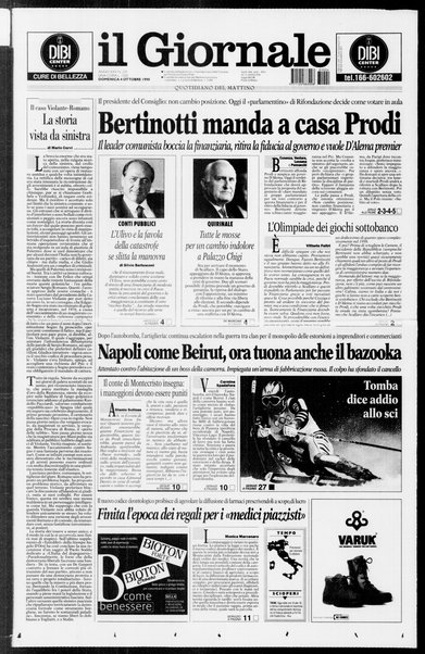 Il giornale : quotidiano del mattino